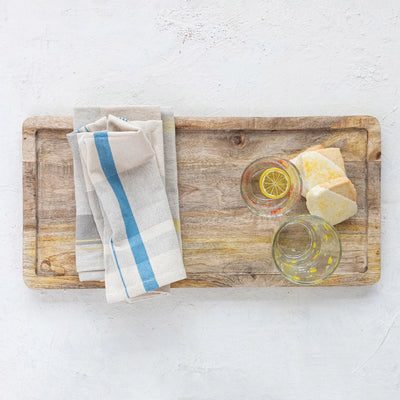 NATURAL MANGO WOOD TRAY