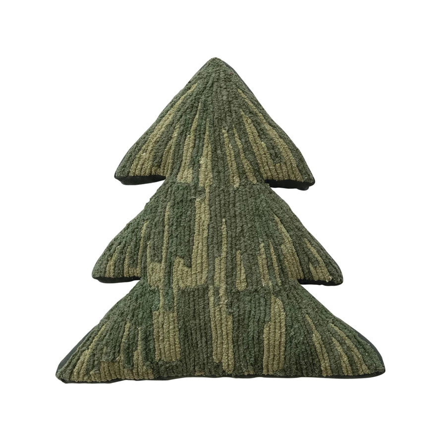 COTTON TUFFED TREE PILLOW