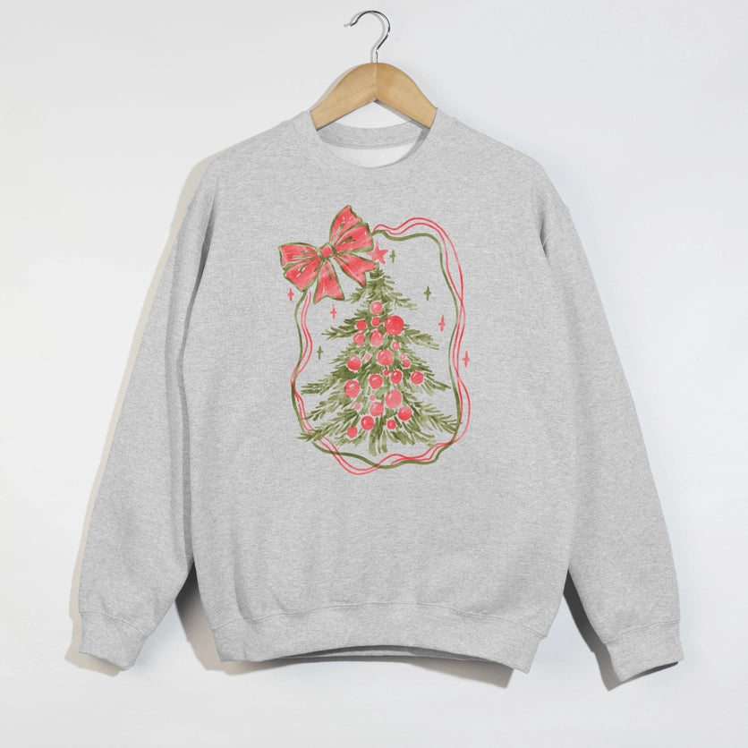 CHRISTMAS TREE CREWNECK SWEATSHIRT