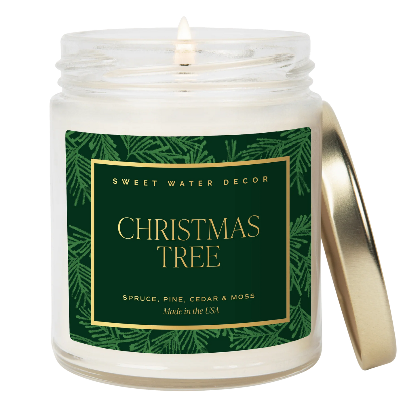 CHRISTMAS TREE SOY CANDLE - 9OZ