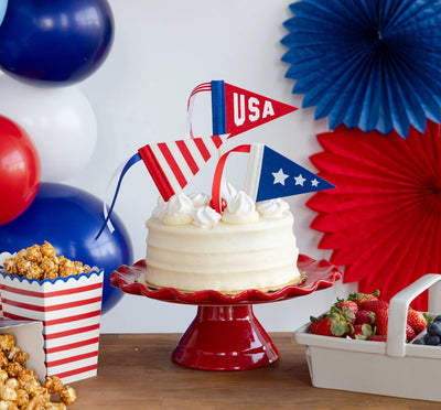 USA MINI FELT PENNANT SET