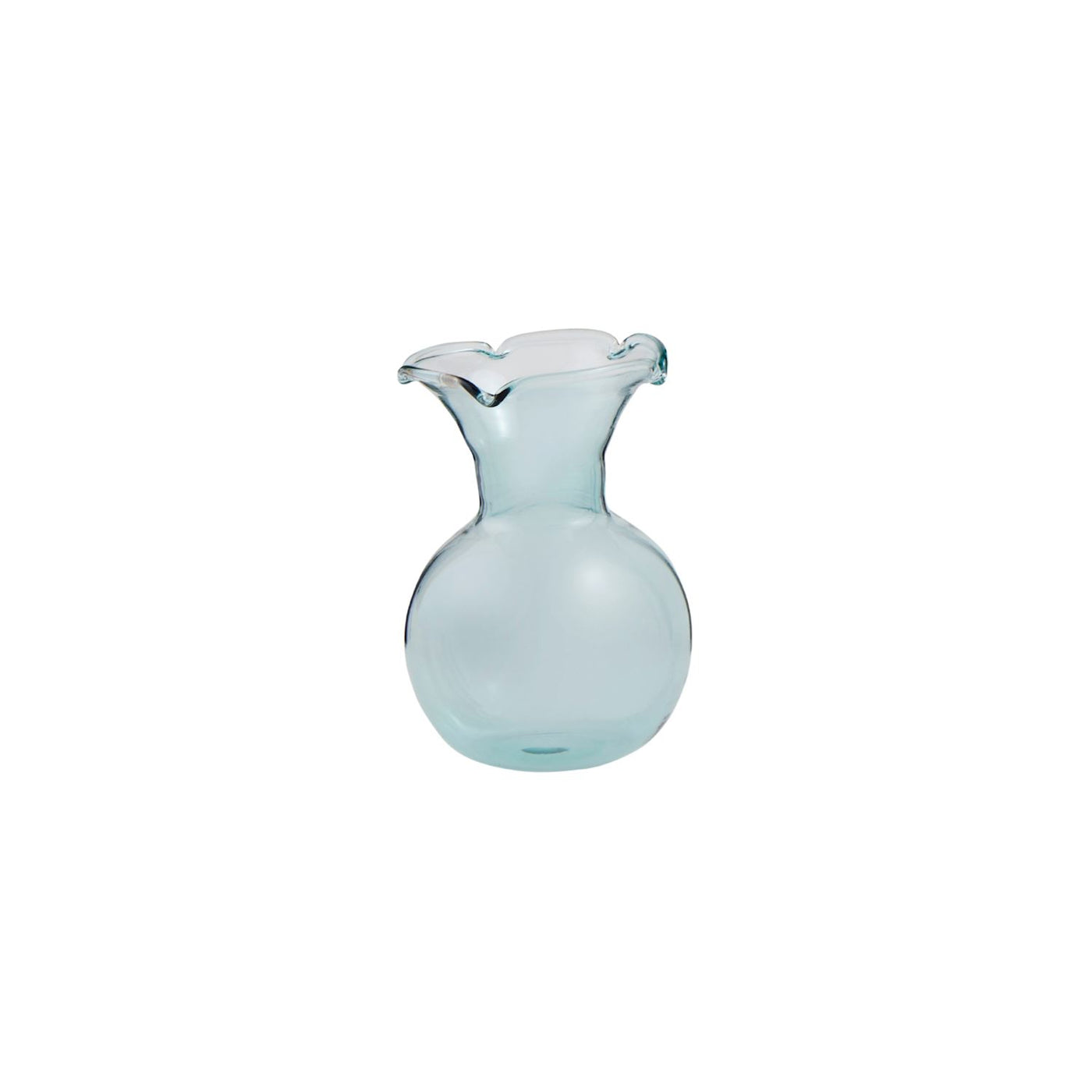 BLUE BOTANICA MINI RUFFLE VASE