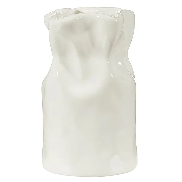 MINI CINCHED CERAMIC VASE