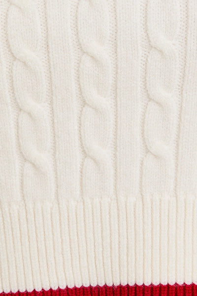 CABLE SWEATER VEST