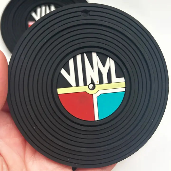 VINYL RECORD SILICONE TEETHER