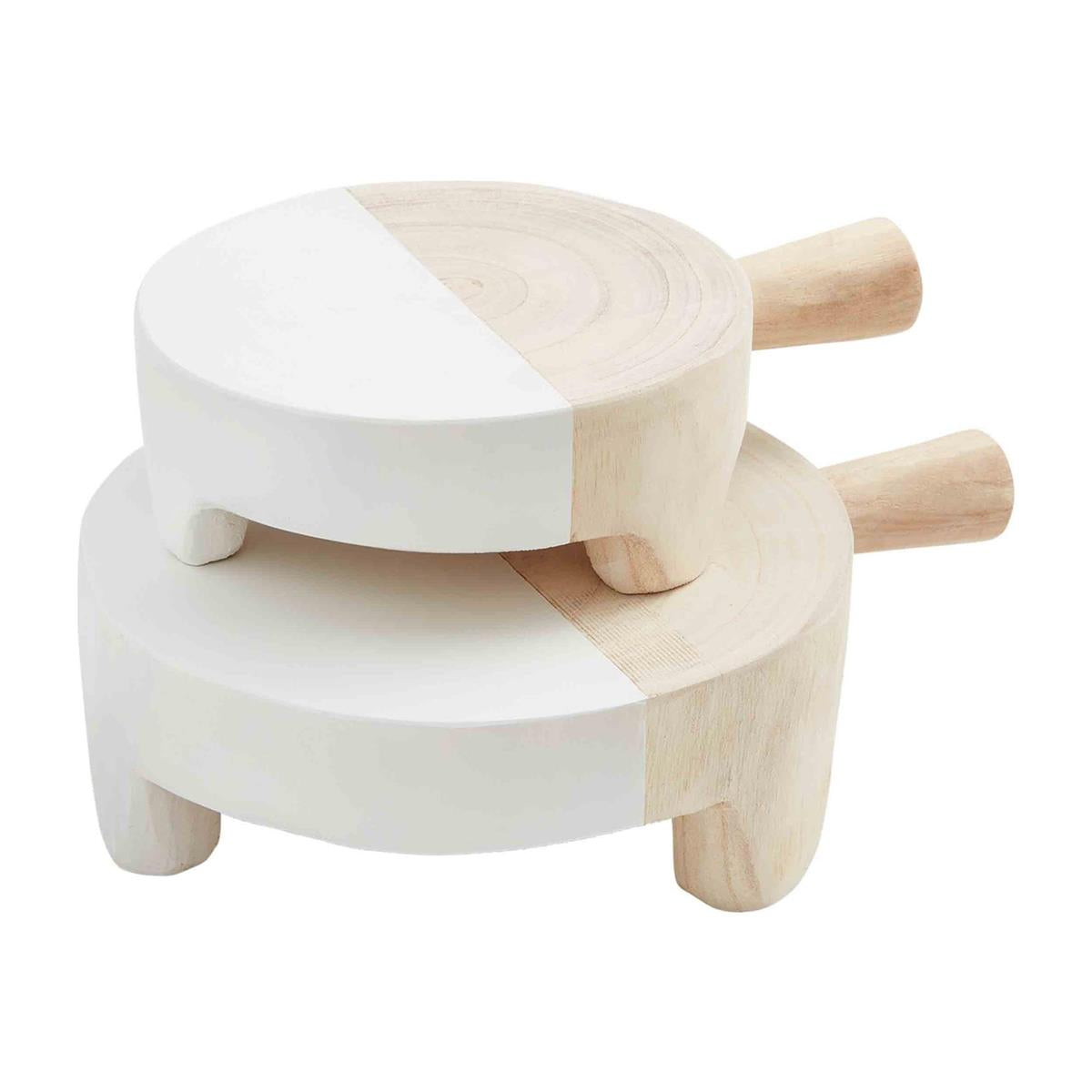 WHITE TWO-TONE PADDLE BOARD RISERS