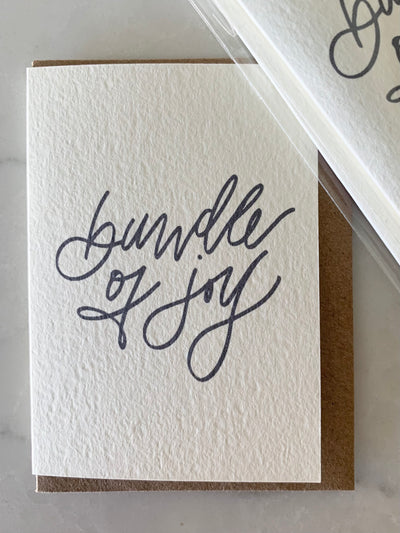 BUNDLE OF JOY BABY CARD