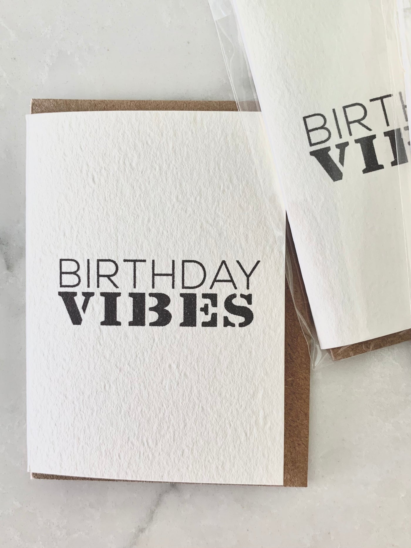 BIRTHDAY VIBES CARD