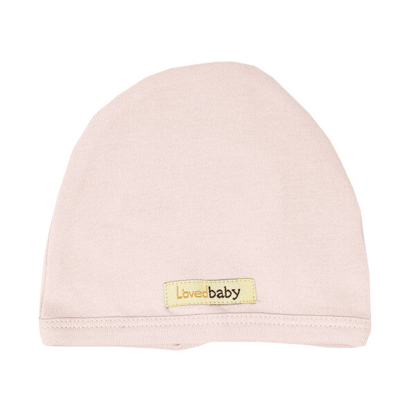 ORGANIC BLUSH BABY HAT